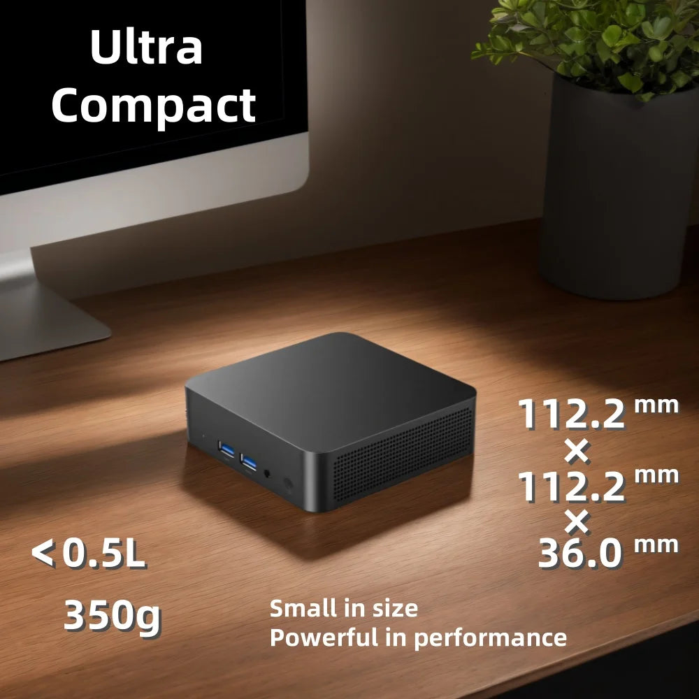 Mini PC Windows 11 Intel N150 Desktop Gaming Portable Computer PC 16GB 32GB RAM 1TB 2TB M.2 SSD MINIPC WiFi6 Office BT5.2 minipc