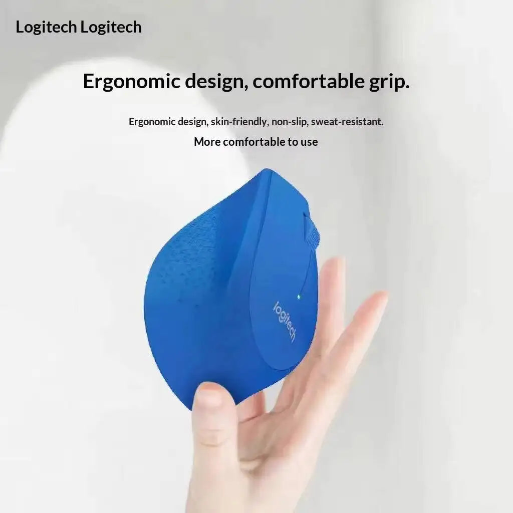 Logitech M330 Silent Plus Wireless Mouse 2.4G USB Receiver Ergonomic Shape Gentle Soft for Desktop Office Laptop Desk