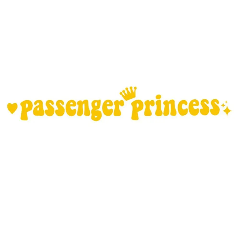 Passenger Princess Passenger Princess Car Stickers Self Adhesive Reflective Passenger Princess Sticker Personality Funny