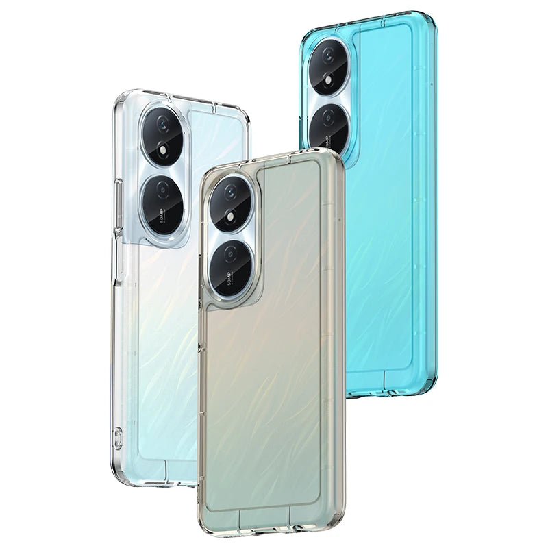 Candy Shockproof Silicone Bumper Phone Case For Honor Play 50 Plus/Play 8T/X7B/90 Smart