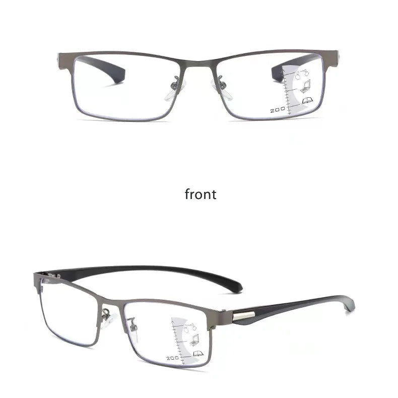 2024 new intelligent zoom color changing reading glasses multi-focus dual-purpose(DS-3106)