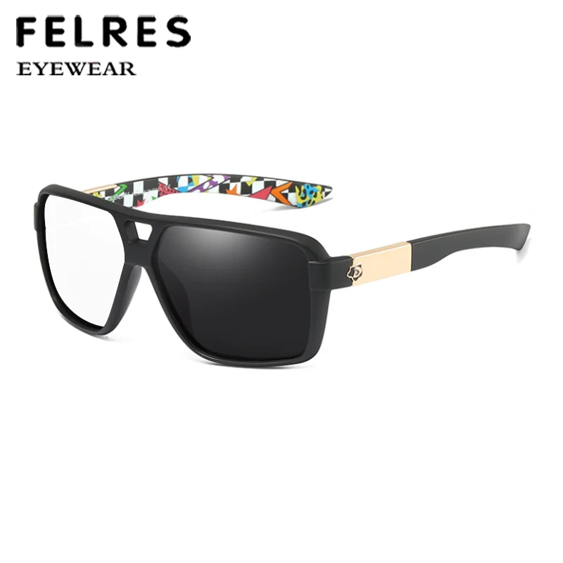 Sport Large Frames Photochromic Reading Glasses Men Clear Lens Color Changing Optical Eyeglasses Readers Customized Diopter +1.5