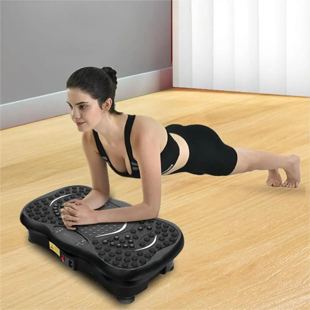 4D Vibration Fat Shaking Machine Music Multifunctional Vibration Platform Plate Anti-slip Foot Shake Whole Body Massager Machine
