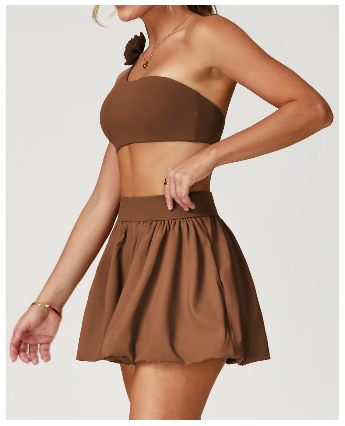 Women Sports Skirts High Waist Yoga Tennis Shorts Dress With Pocket Running Golf Skirt Quick Dry Breathable Belt Safety Pants