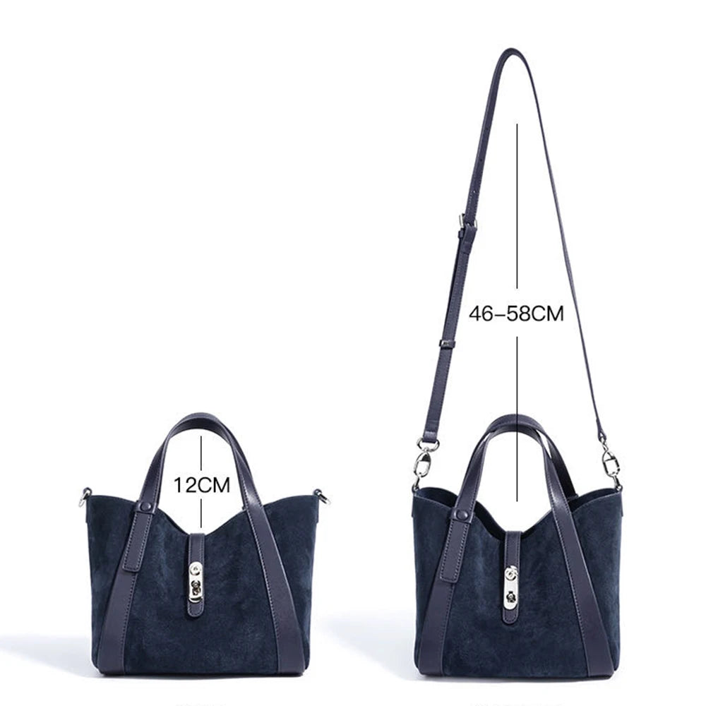 Luxury Women Handbag Custom Letters Small Female Hobo Tote Bag Velvet Suede Cow Leather New Design Lady Top Handle Shoulder Bag