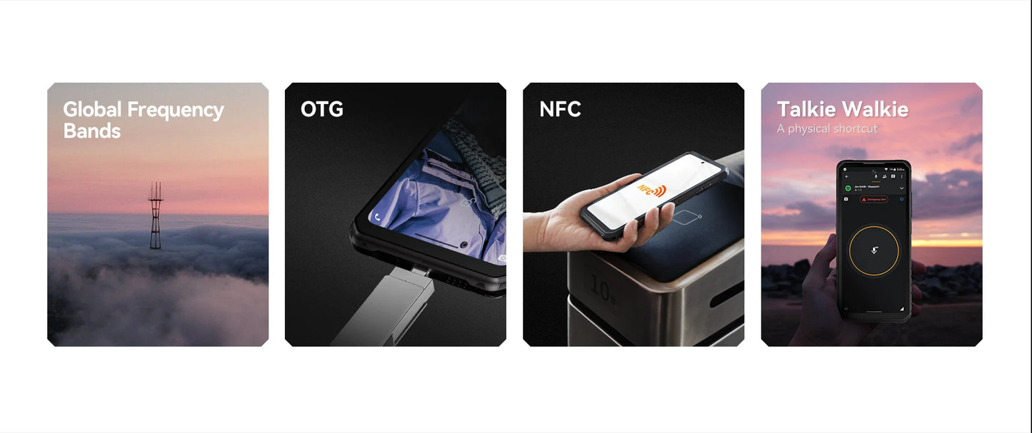 IIIF150 B3 Pro 6.6" Screen 5G Rugged Phone Android 14 Smartphone Dual Display 32GB 512GB 100MP Camera 10800mAh Ultra-Thin Phone