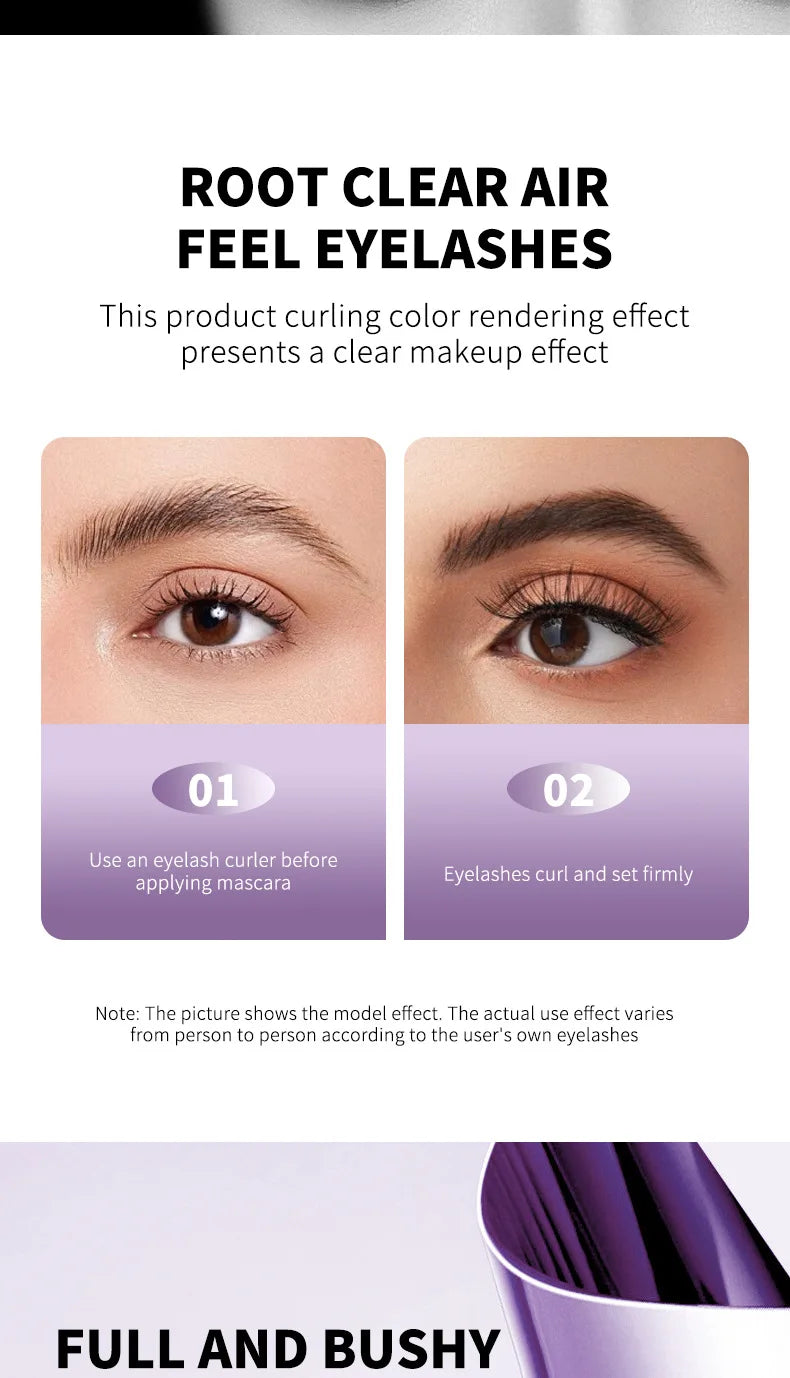 Eyelashes Lengthening Mascara Waterproof Long Lasting Silky Lash Black Eyelashes Extension Make Up Beauty Eye Korean Cosmetic