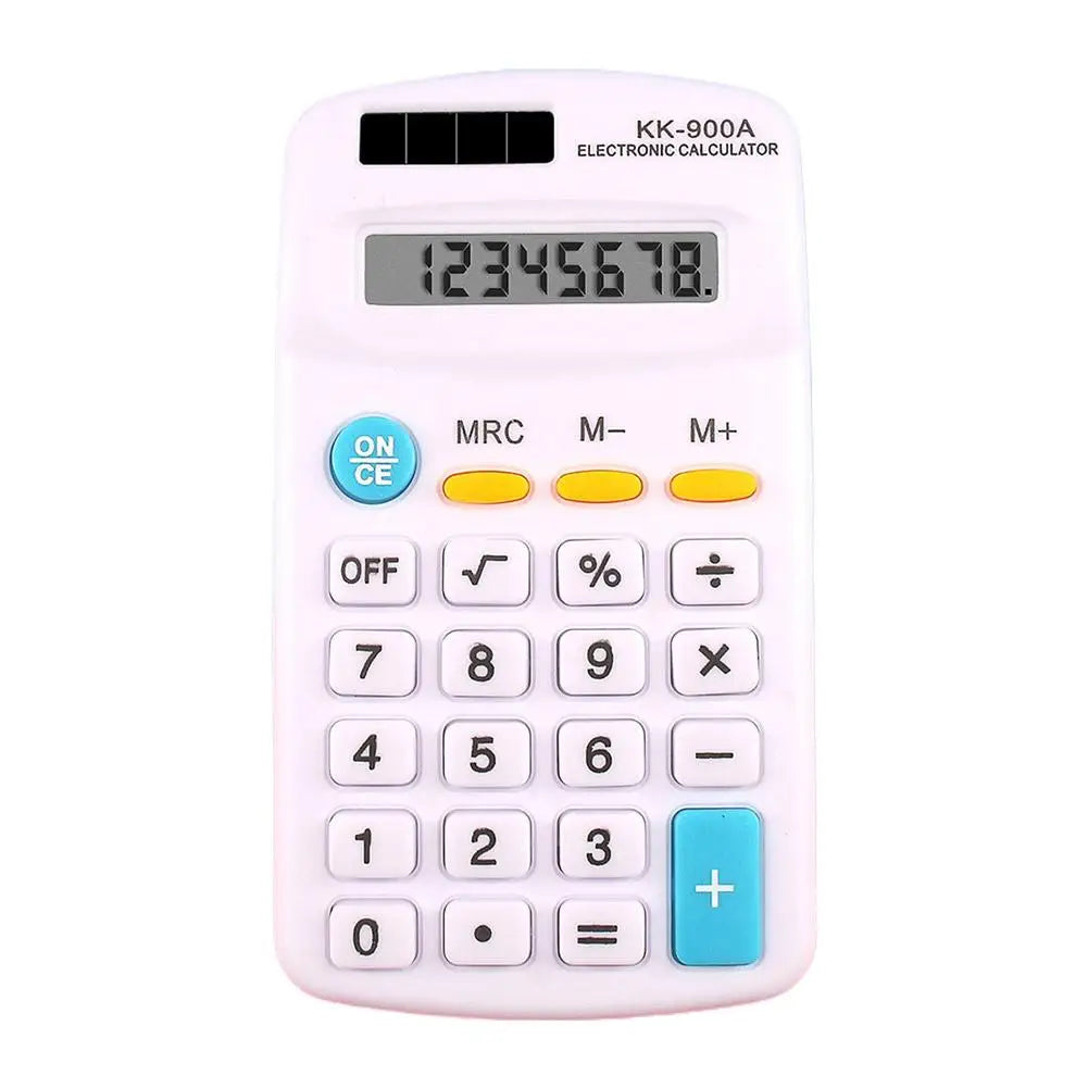 8 Digits Standard Electronic Calculators With Large LCD Display Battery Powered Calculator For Home Office School Financial Tool
