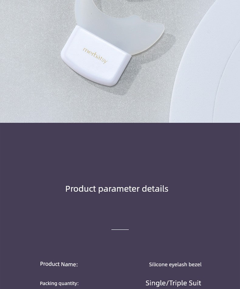 Eye Shadow Drawing Auxiliary Silicone Upper and Lower Baffle Mascara