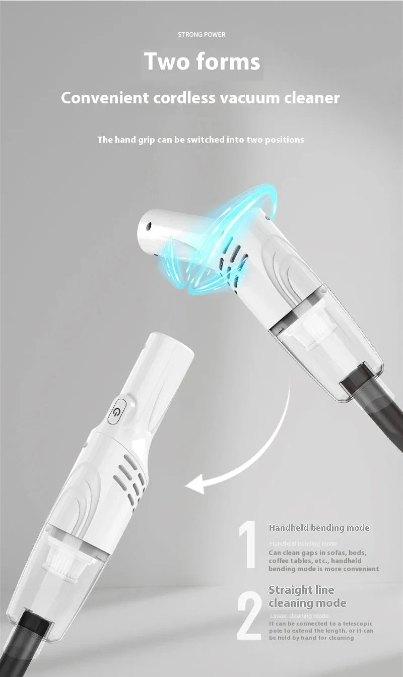 HOMEFISH Portable Handheld Household Vacuum Cleaner Wireless Strong Suction Multi-Function and Car Vacuum Cleaner