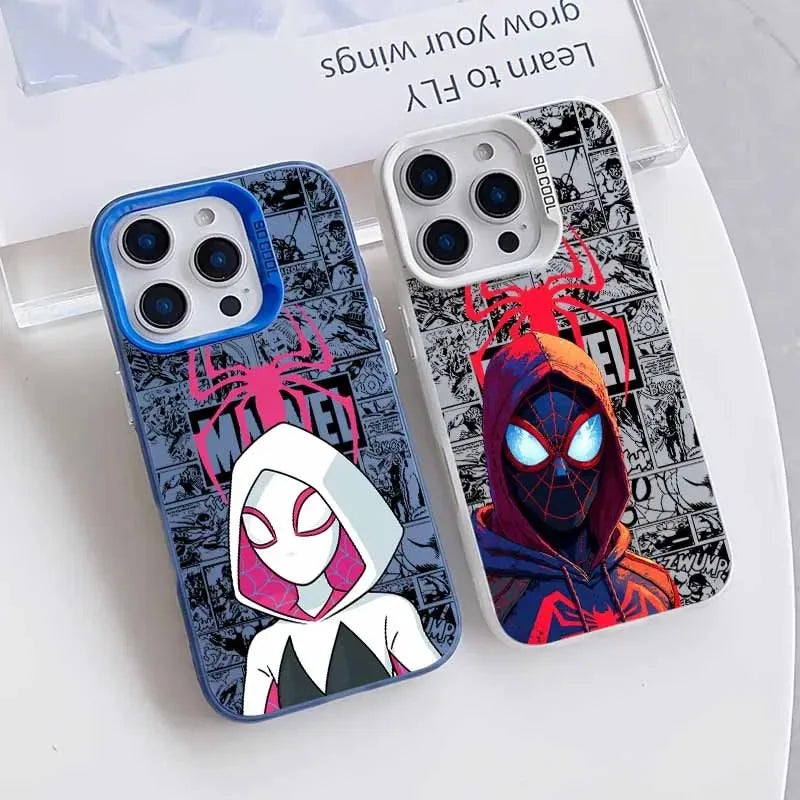 Cute S-Spiders Mens Phone Case For iPhone 17 17e 16e 16 15 14 13 12 11 mini ProMax X XR XSMAX 8 7 Air Plus Anti Fall Matte Cover