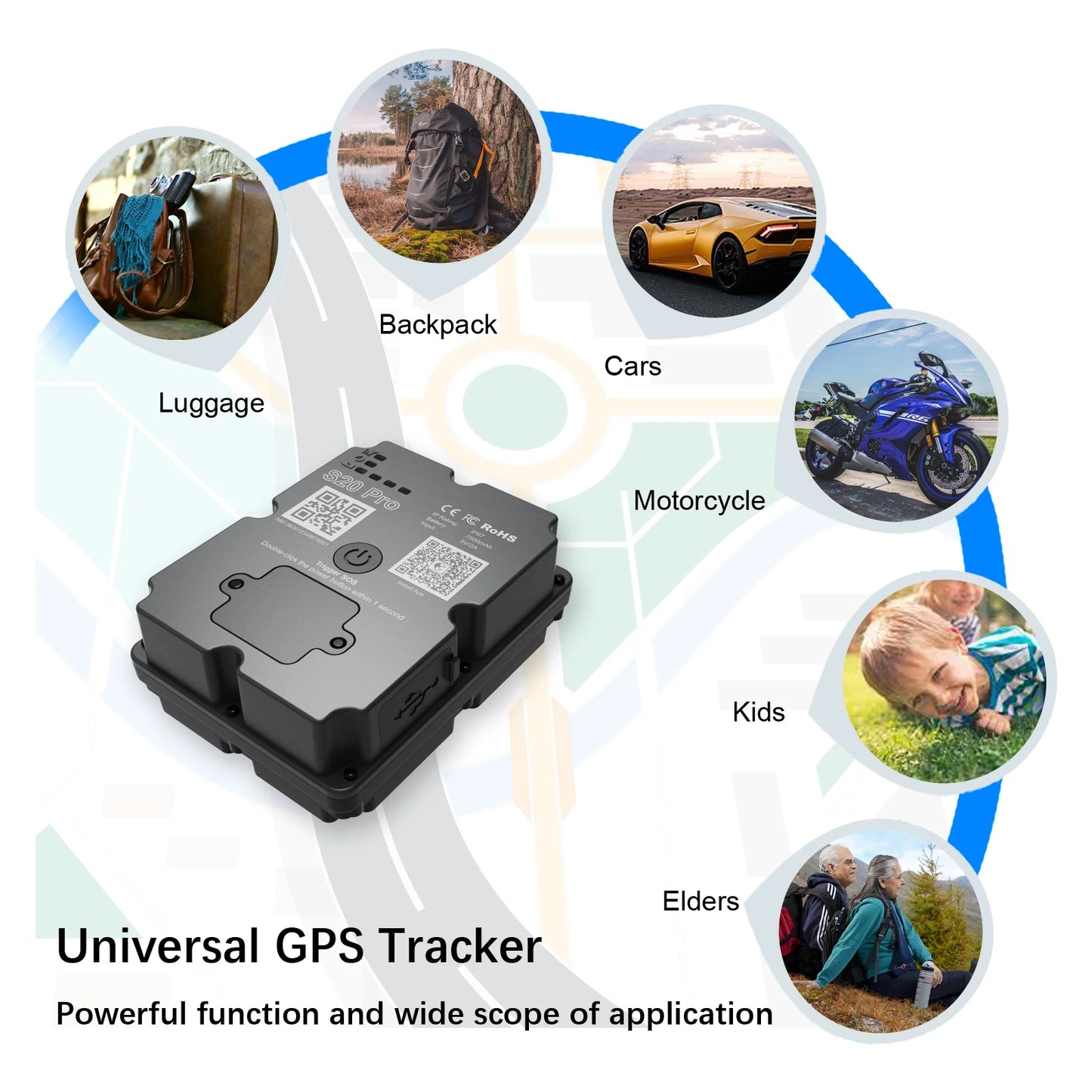 Best 4G Anti-Theft GPS Tracker for Car/Motorcycle - ‌Strong Magnetic Vehicle Locator with Paid APP Tracking/Security Protection