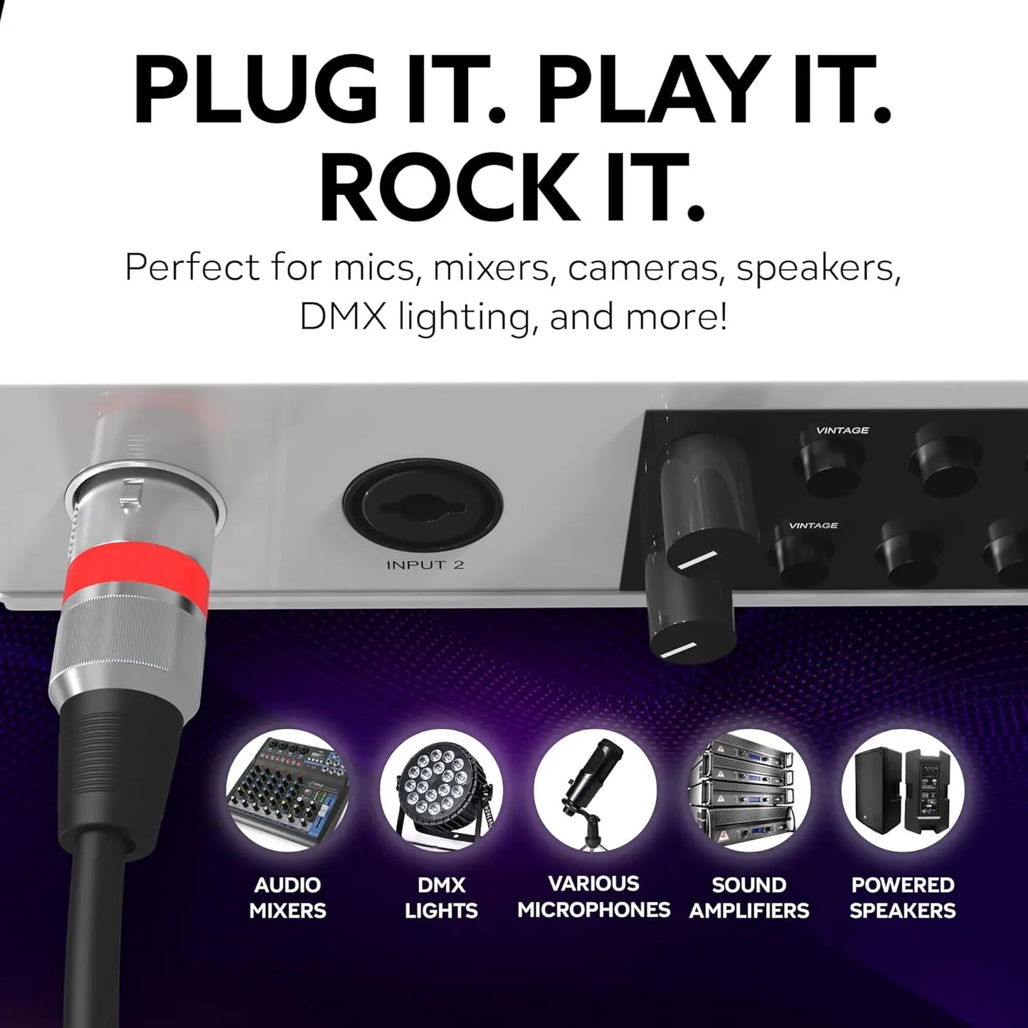 XLR Male to XLR Female Cable Professional Microphone Extension Cable For Recording Mixer Balanced Speaker XLR 3Pin Audio Lines