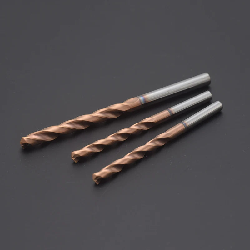 CNC Carbide Drill 60 80 100mm Long Length Steel For Stainless Steel Metal 123456789-15mm Wood Drill Solid Tungsten Carbide Bits