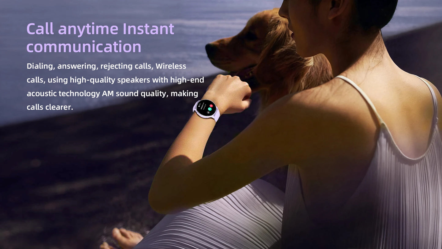 LIGE 2025 New IP68 Waterproof Sport Fitness Tracker Smart Watch Full Touch Screen Bluetooth Call Smartwatch for Men Women