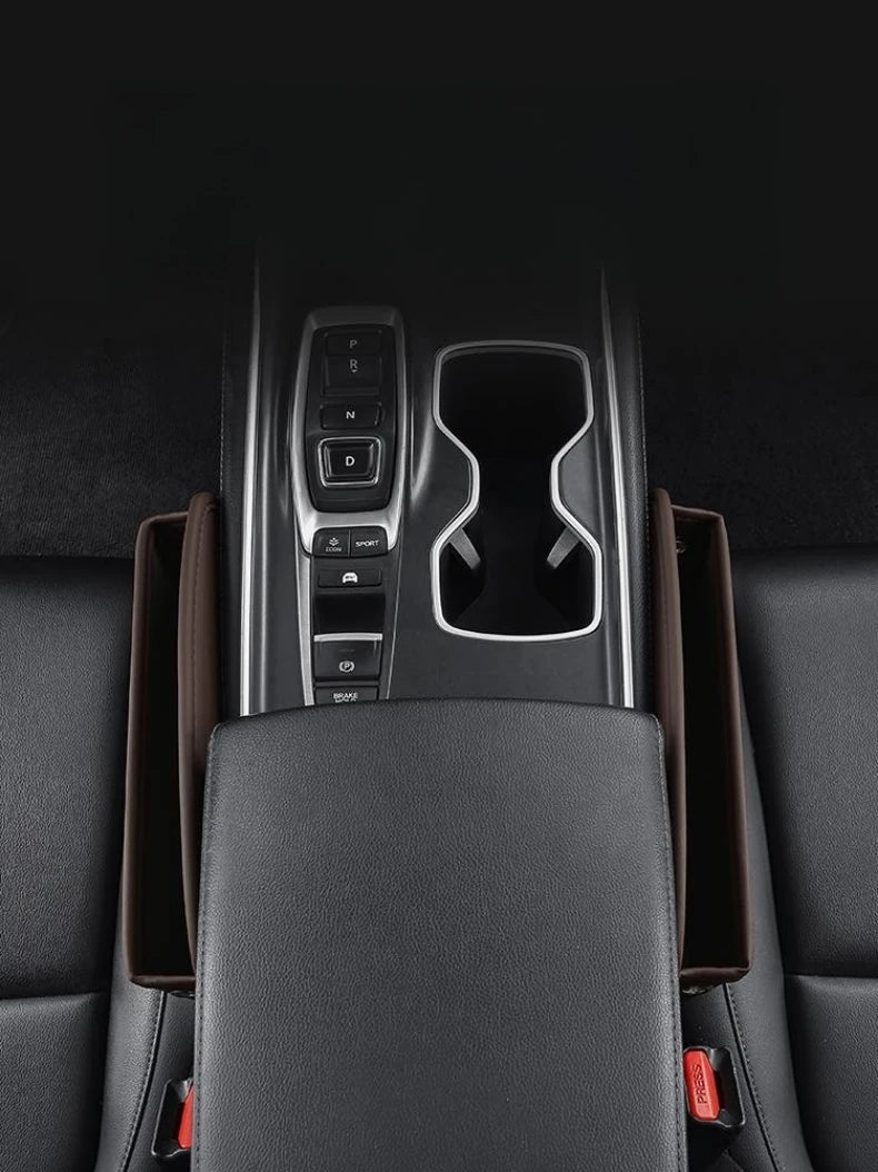 For Mazda BT50 BT-50 MX-5 RF Car Seat Gap Storage Box Key Card Phone Reserved Charging Cable Hole Sundries Organizer Accessories