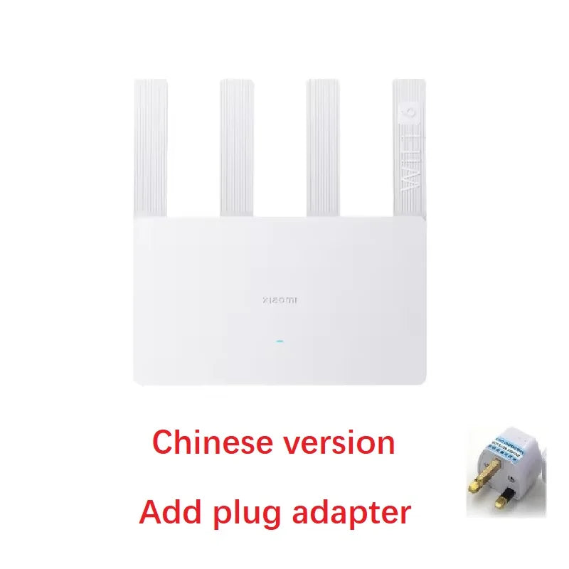 NEW XIAOMI Router AX3000E WiFi 6 3000Mbps Dual-Band Gigabit Qualcomm Chip Dual WAN Ports 256MB Large Memory Mesh Networking CN