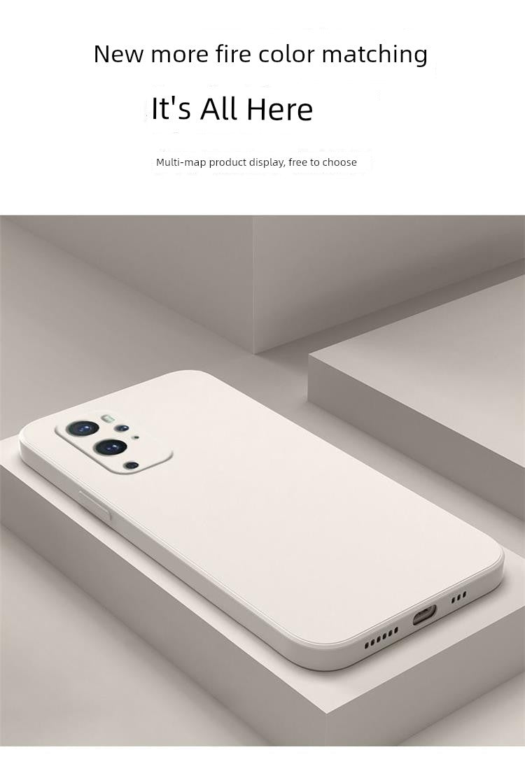 Pinsheng Applicable/OnePlus 9 Liquid Silicone Phone Case OnePlus 9RT Pure Color Stain-Resistant Soft Case OnePlus Ace Pro