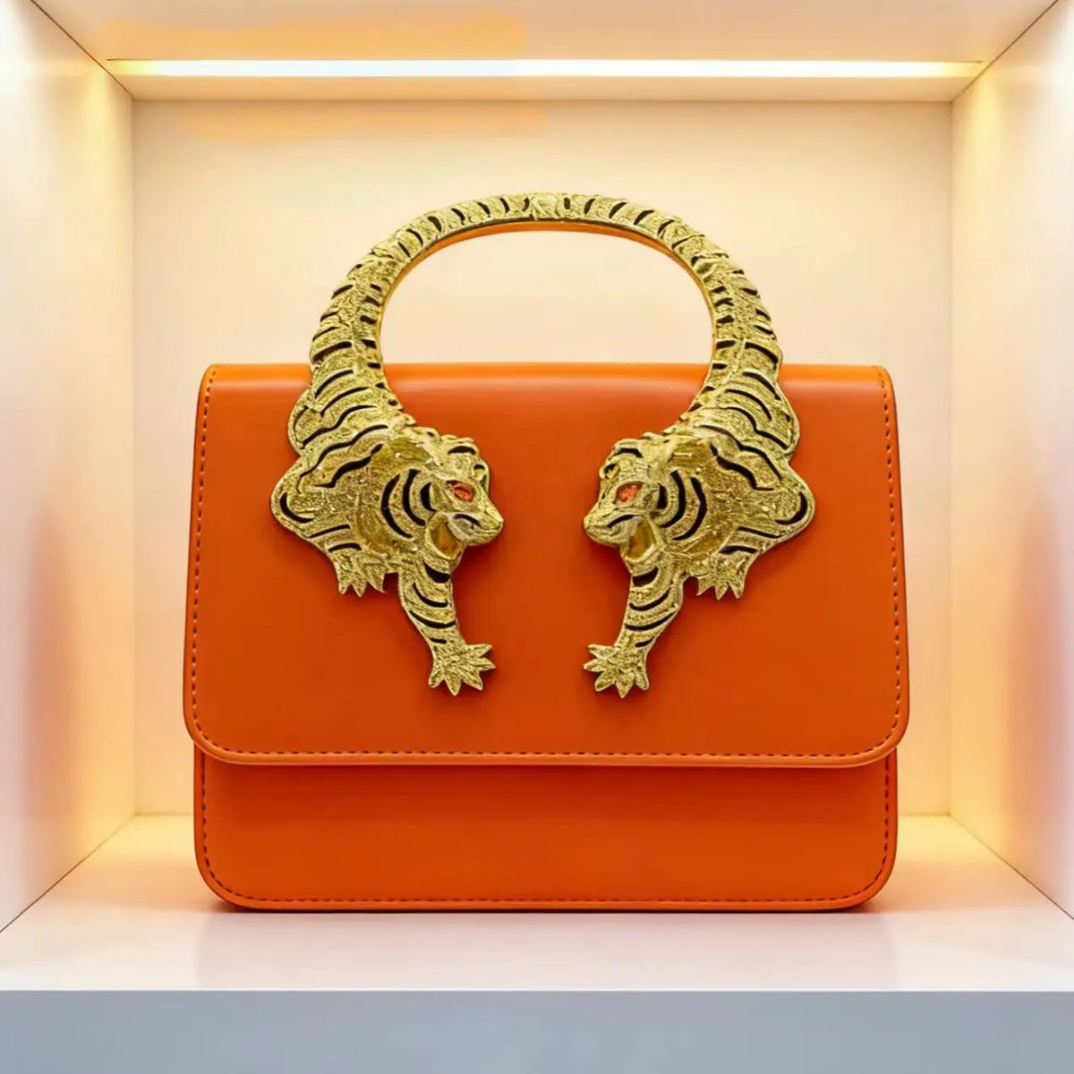 Chic Handbags For Women In Genuine Leather, By Luxury Brand With Decorative Elements, Timeless And Versatile Accessory