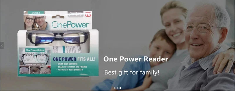 Multifocal Reading Glasses Focus Auto Adjusting Optic One Power Readers Reading Glasses Ranges 2.0