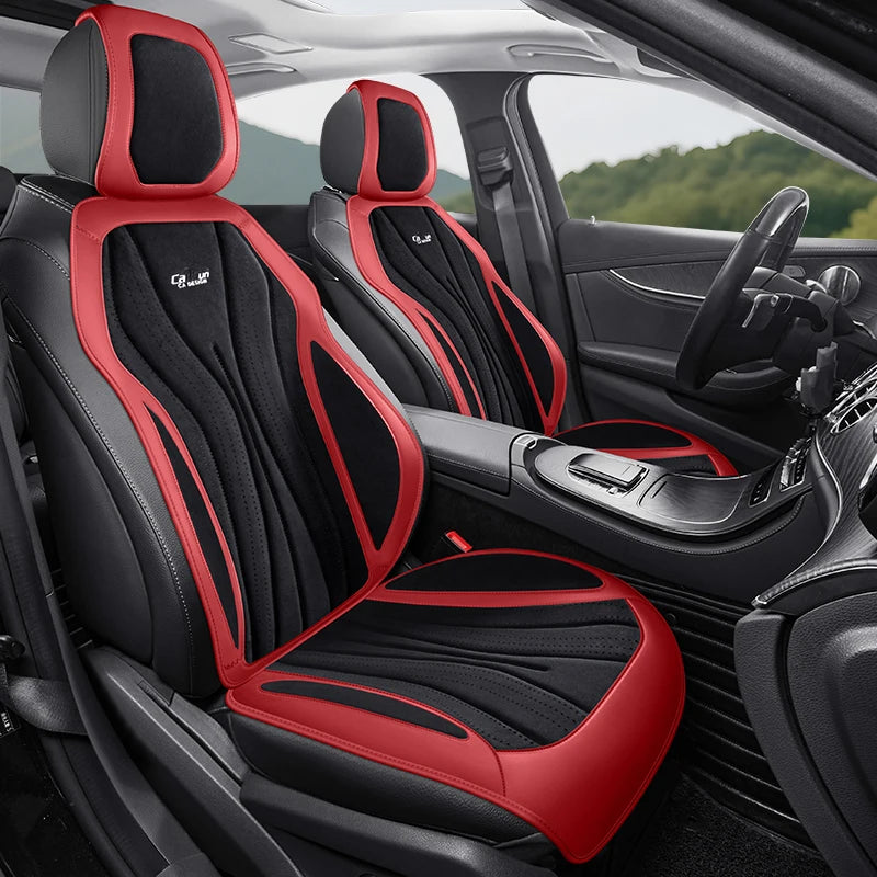 Universal Suede Car Seat Cover Cushion for AUDI All Car Models A3 Sportback A1 A4 A5 A6 A6L A7 A8 A8L Car Accessories