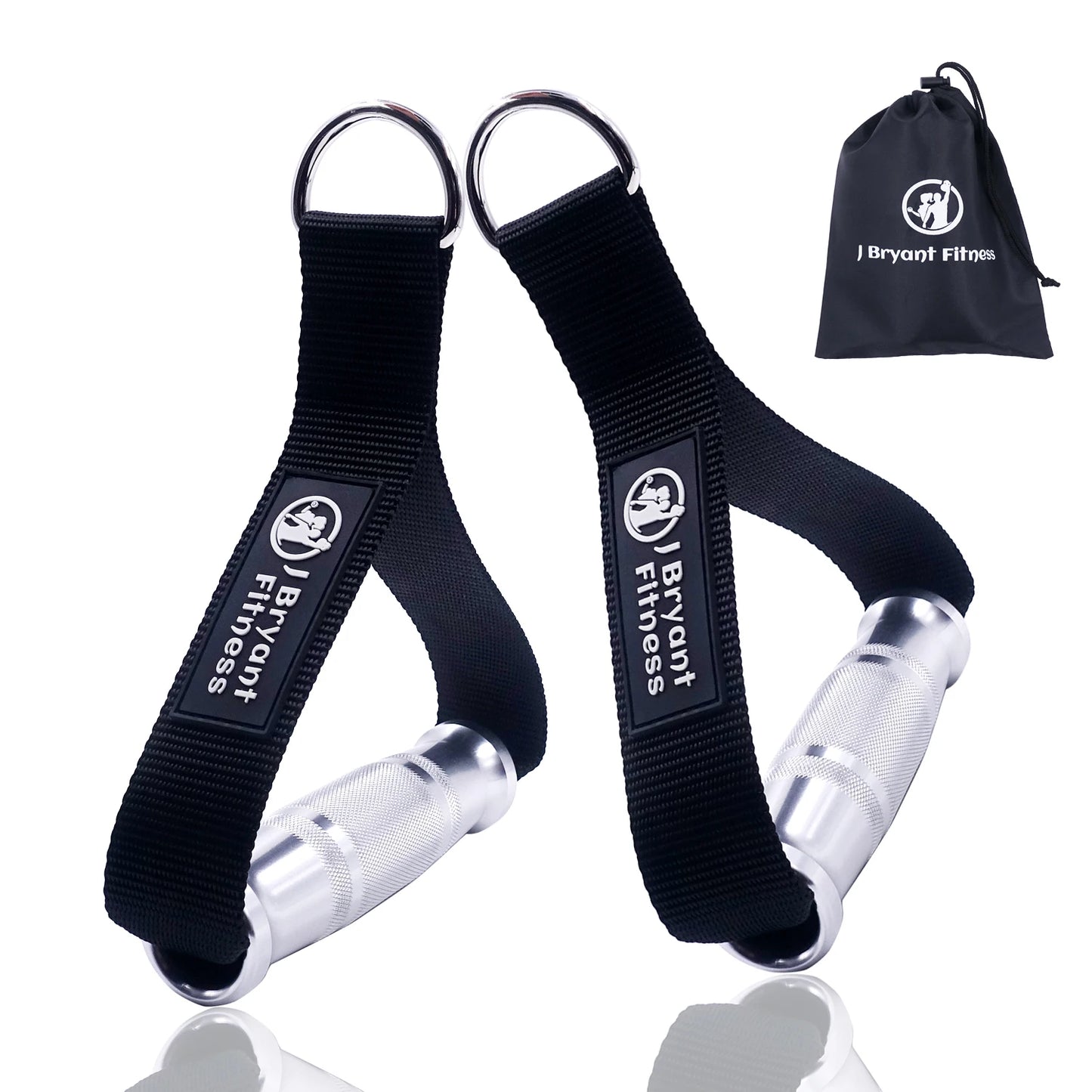 Exercise Gym Metal Handles Grip Heavy Duty Workout Cable Machine Attachment Resistance Band Pull Down Home Fitness Accessories