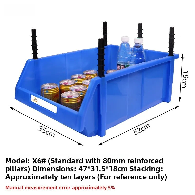 Plastic Combination Hardware Screw Storage Box Parts Organizer Toolbox Warehouse elf Storage Case Modern Sle Universal Use