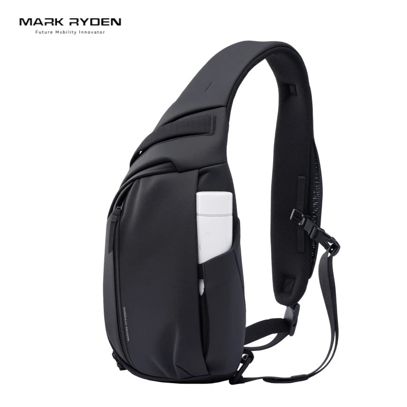 MARK RYDEN Sling Chest Bag Fits 11 Inch Tablet Water Resistant Oxford Crossbody Bag