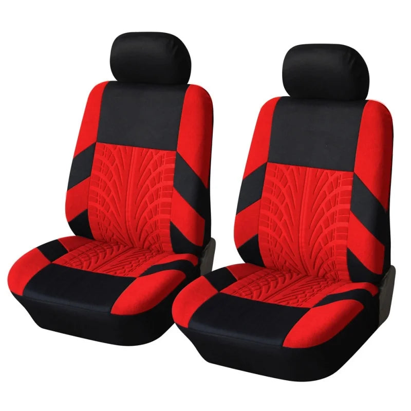 Car Seat Covers Full Set Front Split Rear Bench For Car Universal Cloth SUV Sedan Van Automotive Interior Covers Car Seat Cover