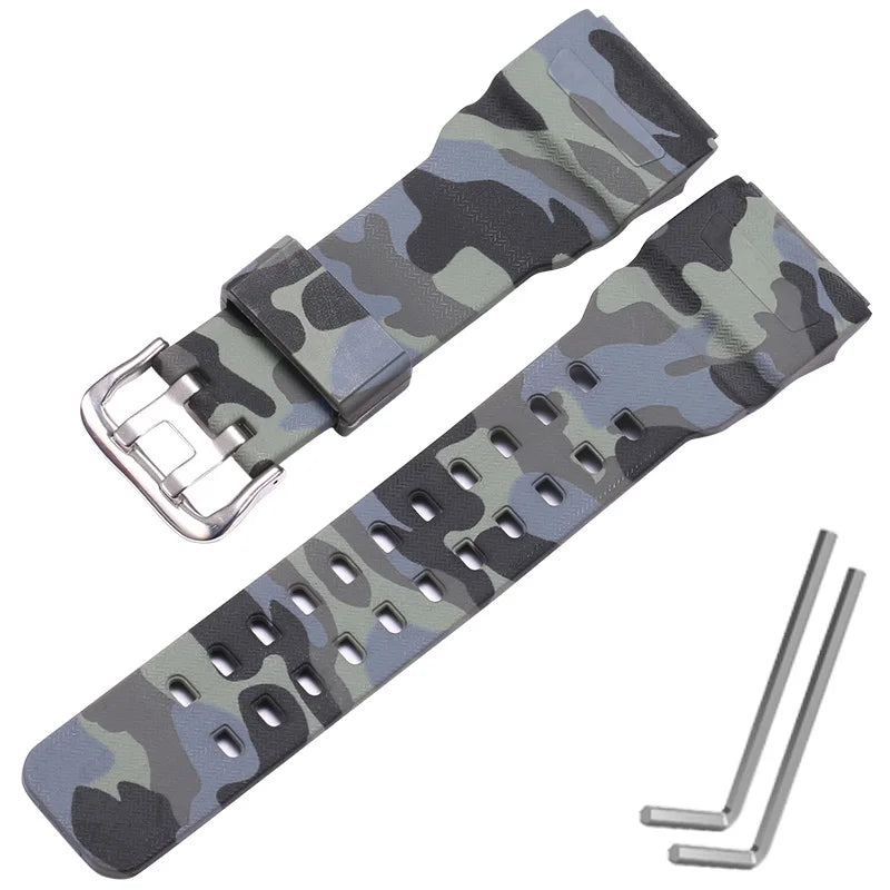 Watchband Accessories Resin Strap Suitable for Casio Mudmaster GG1000 GWG100 GSG100 Men Watch Band