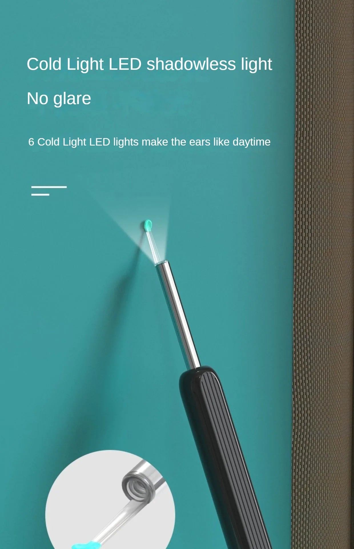 Smart Visual Ear Cleaner HD Ear Sticks Otoscope USB C Charging Endoscope Wax Removal Tool Earpick MIni Camera Health Care Set