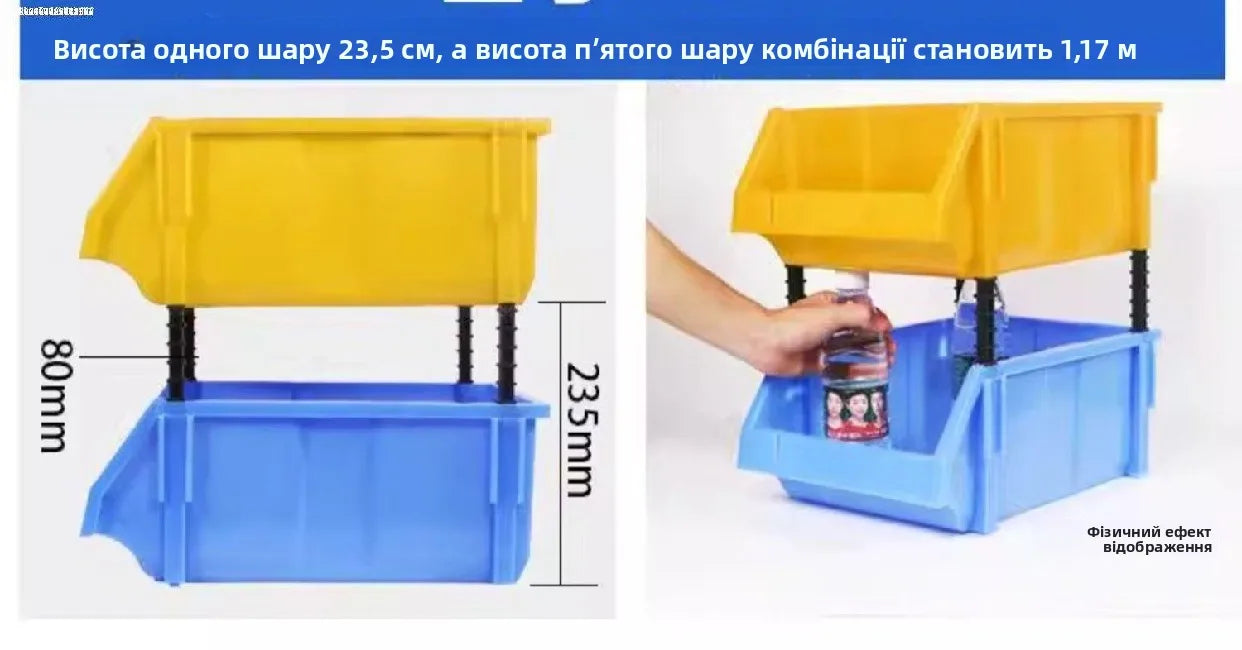 Plastic Combination Hardware Screw Storage Box Parts Organizer Toolbox Warehouse elf Storage Case Modern Sle Universal Use