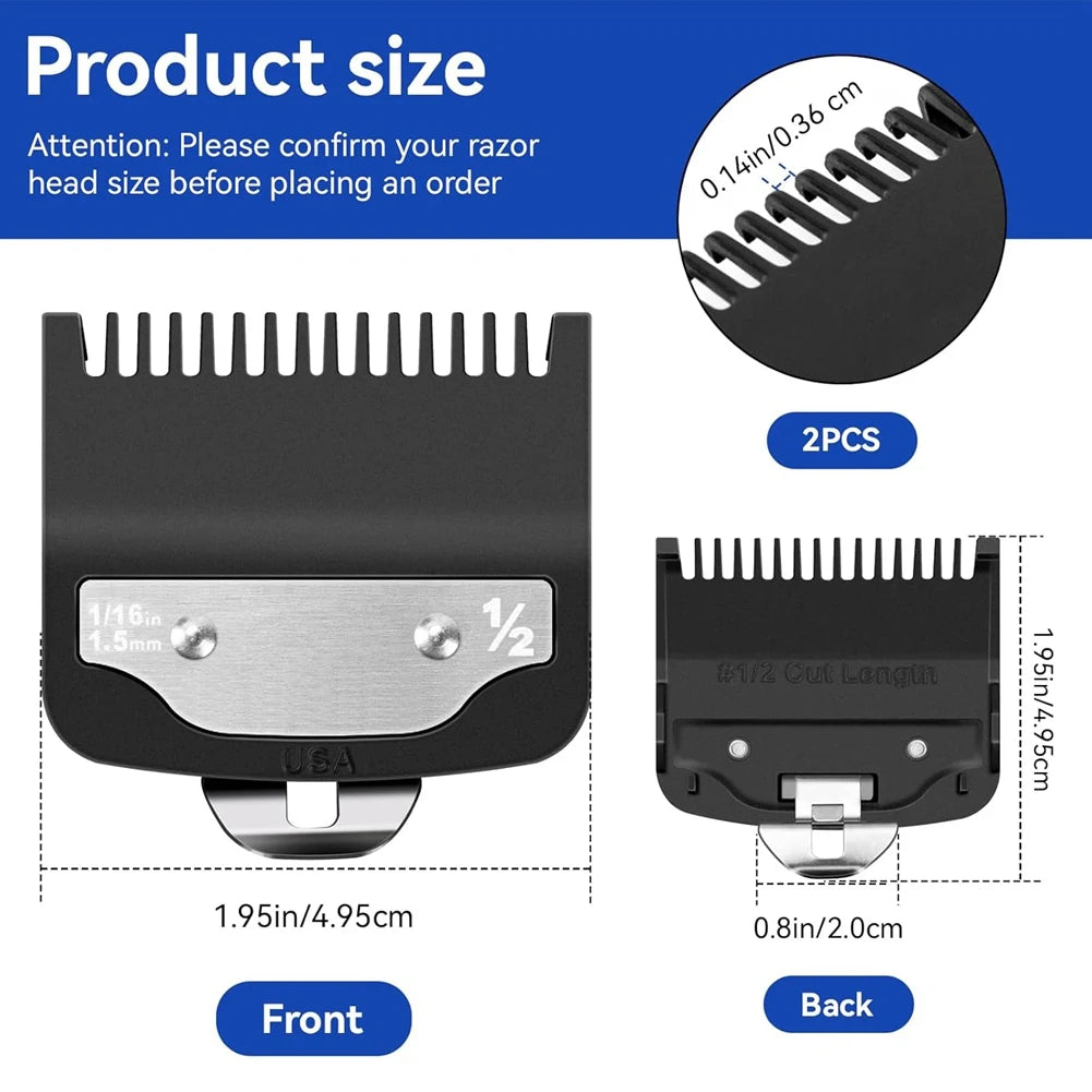 ASWUT-Replacement For Wahl Clipper Guards Set, 1/16Inch 1.5Mm Hair Clipper Guards Set For Stylists And Barbers 2Pcs