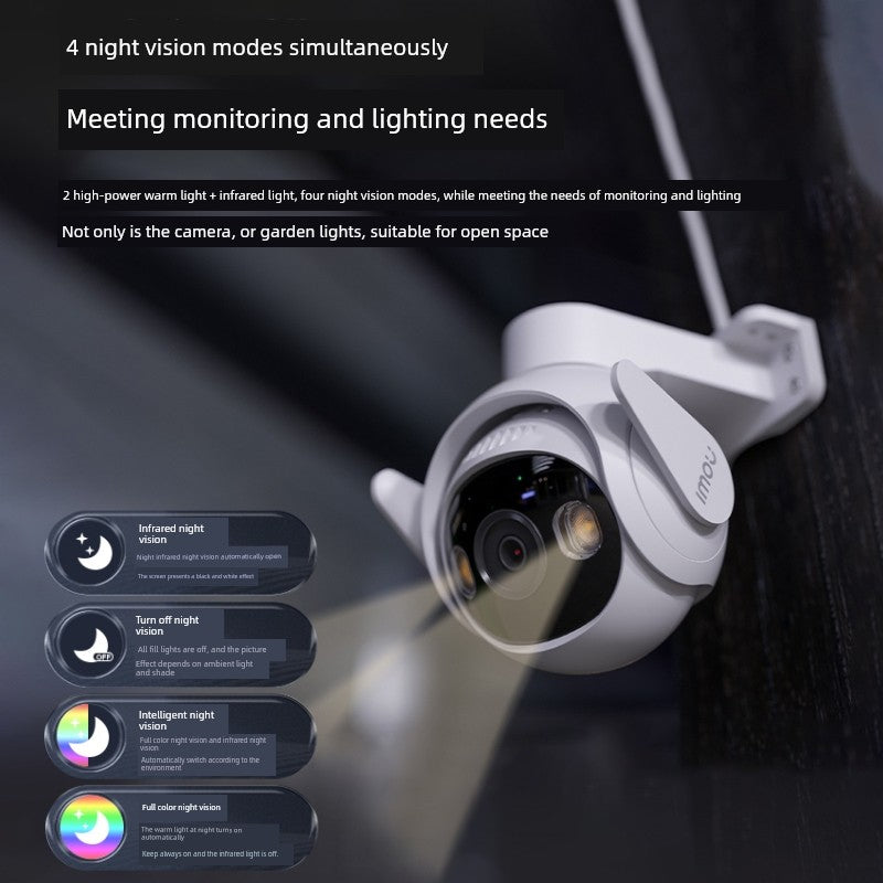 Lecheng Surveillance For Home Mobile Phone Remote Camera 360 Degrees No Dead Angle Outdoor HD Night Outdoor Video Camera Lens S7e