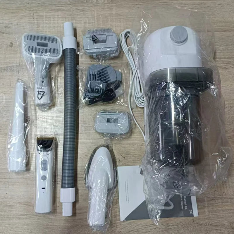 6 In 1 Pet Grooming Vacuum Kit Dog Grooming Clippers Pet Hair Remover With Power 2.5L Large Suction & Low Noise Pet Hair Kits