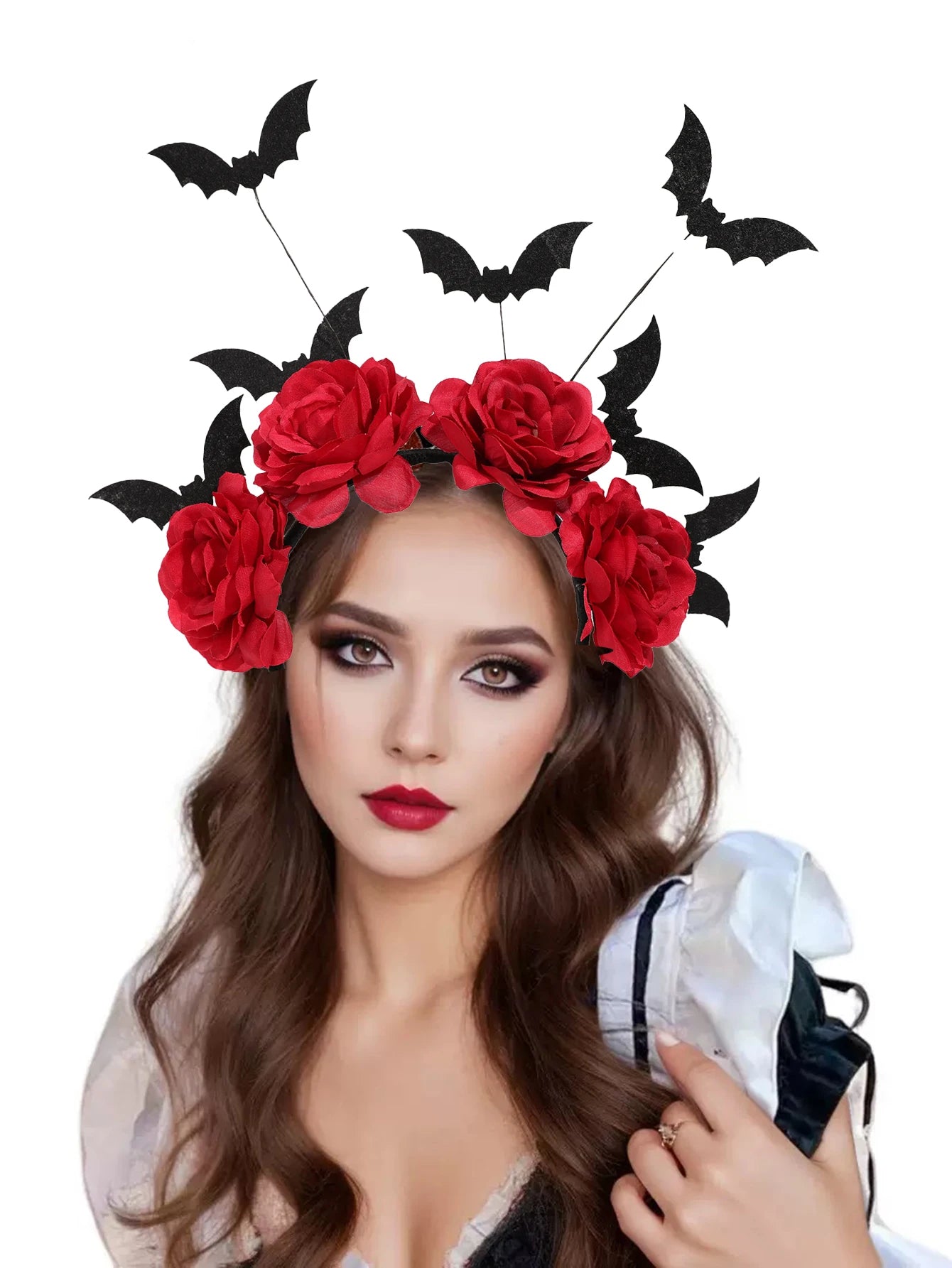 1 Piece of Halloween Costume Accessories, Headbands, Hair Accessories, Bat Headbands, Girl Role-Playing Headbands