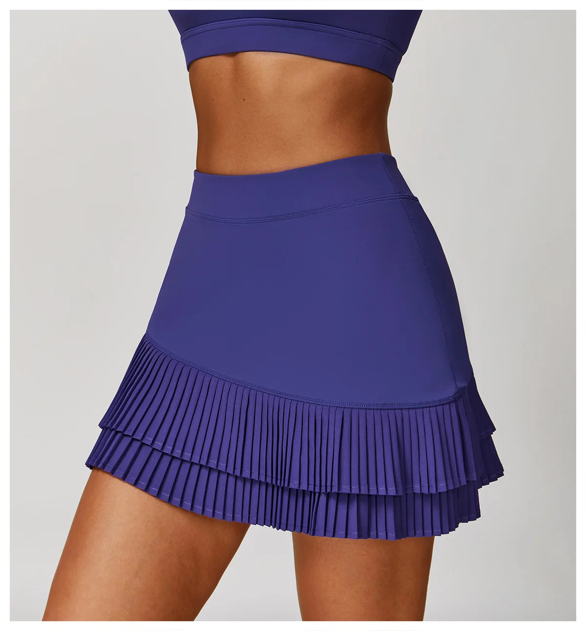 High Waist Sports Short Skirt Lined Shorts Women Fitness Yoga Quick Dry Running Sport Skirts Tennis Skirt Golf Wear for Women