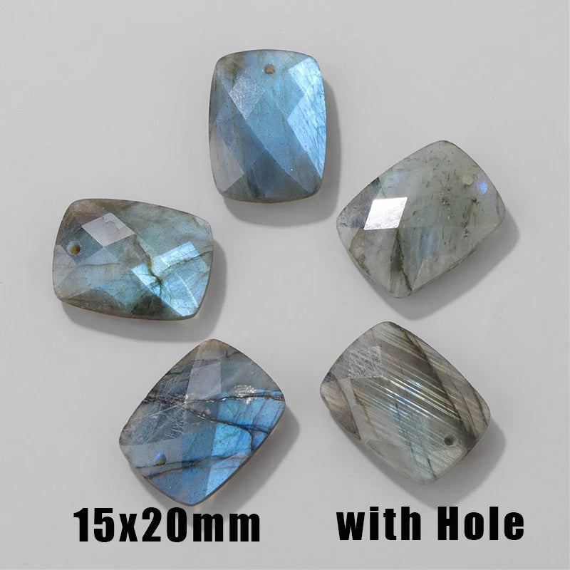 High Quality Natural Stone Labradorite Beads Charms Shiny Healing Gem Stone For Jewelry Making Necklace Earrings Accessries
