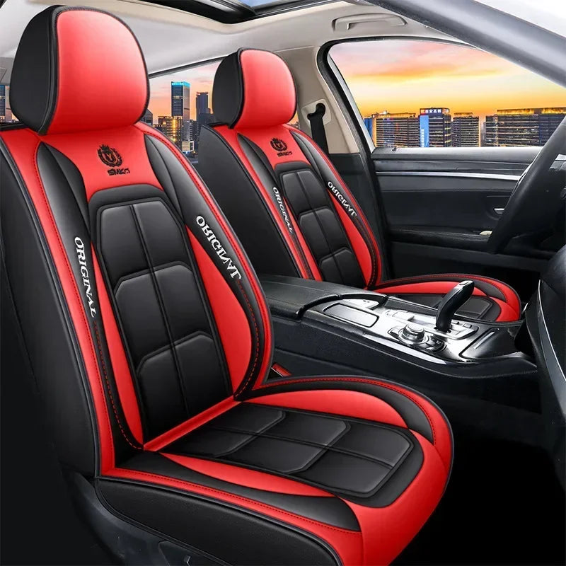 Car Seat Cover Set, 5 Colors , Universal Fit, Full Coverage, Stylish & Durable, Enhance Car Interior Accessories