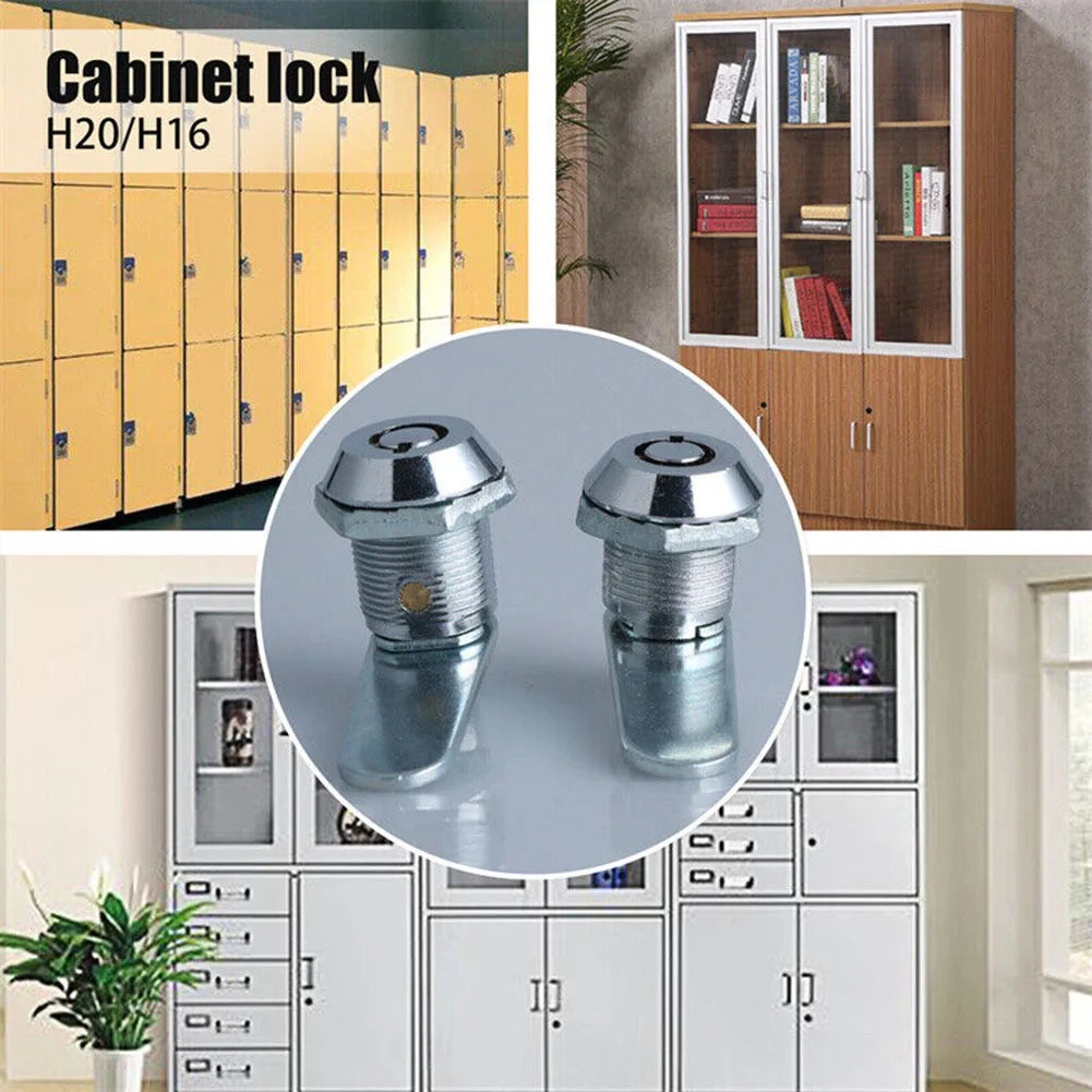 Cylinder Locks Door Cabinet Mailbox Padlock Drawer Cupboard Box Lock With 2 Keys Cam Locks For Furniture Hardware 16/20/25/30mm