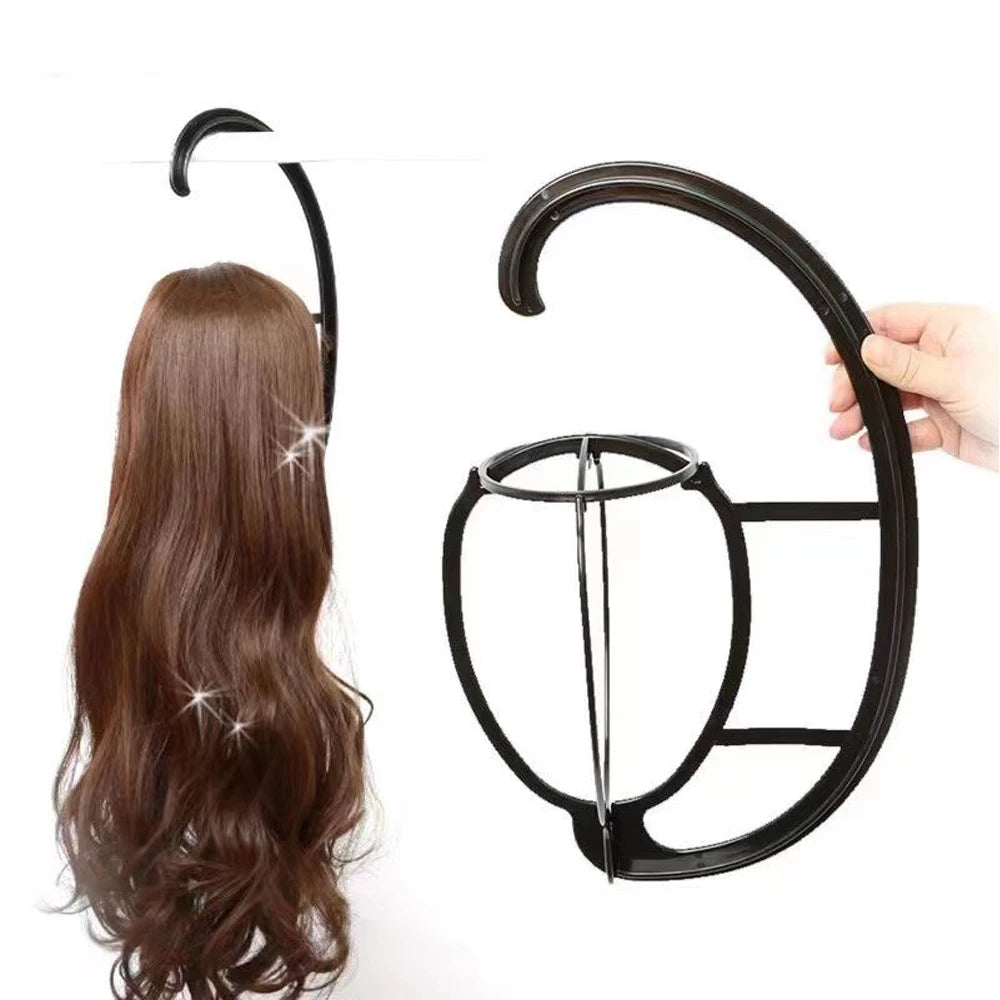 Multiple Wig Stand Holder Hanging Hair Extensions Wigs Accessories Organizer Storage Solution for Beauty Care
