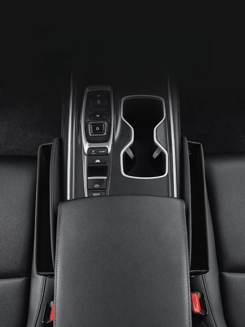 For Mazda BT50 BT-50 MX-5 RF Car Seat Gap Storage Box Key Card Phone Reserved Charging Cable Hole Sundries Organizer Accessories