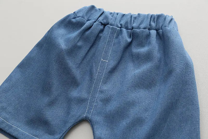 Summer Children Boys Infant Cotton Clothes Cars T Shirt Shorts 2pcs/Set Toddler Fashion Clothing Baby Tracksuits 1 2 3 4 5 Years