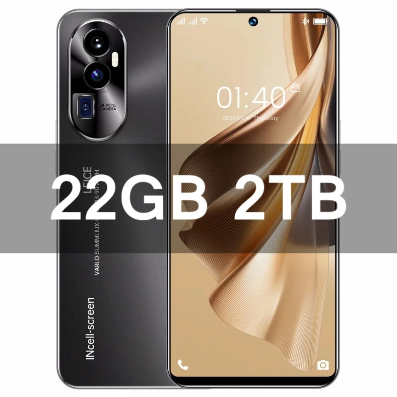 2026 Original Reno 10 Pro Phones Celular SIM Phone Unlocking Mobile Smartphone Qualcomm 8 Gen 2 Dua 5G 7.3 Android 16GB+1T AC6