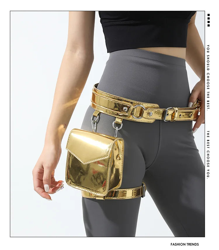 Belt Bag Mini Bag Waist Bag Leg Bag Sports Fitness Running Bag With Yoga Pants Headset Lipstick Bag Fanny Pack Purse Waist Pack