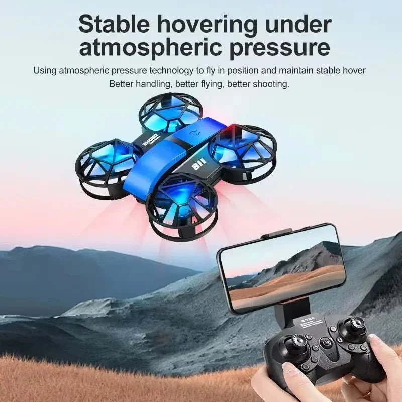 DWI Mini Drone 4k Profession HD Wide Angle Camera 1080P WiFi FPV Drone Camera Height Keep Drones Camera Helicopter Toys Gifts