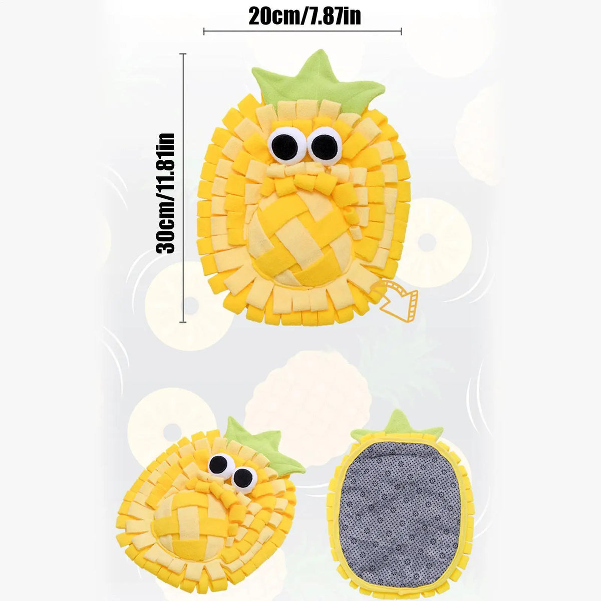 Pet  Sniffing Mat Nose Smell Training Sniffing Pad Dog Puzzle Toy Slow Feeding Bowl Food Dispenser Carpet interesting Dog Toys
