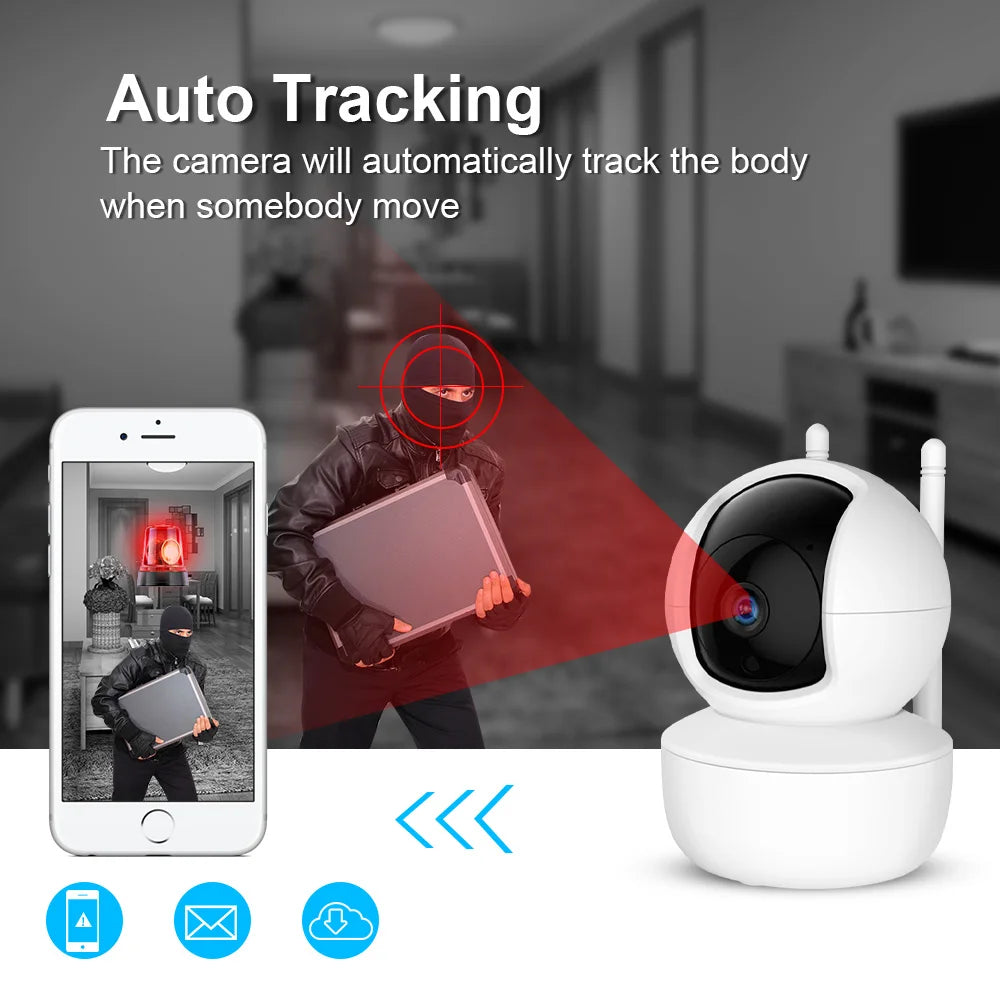 1080P Wireless Smart Home Camera YCC365 Plus APP Auto Tracking Two Ways Audio Security Protection Indoor WIFI Camera 2MP
