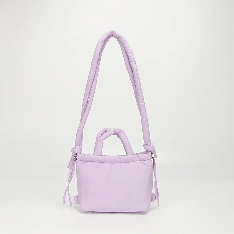 Super Cool Simple Versatile Handbags for Women 2025 Casual Hot Sale Colorful Nylon Small Square Shoulder and Crossbody Bags