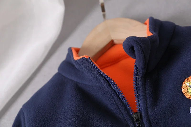 New Autumn Winter Baby Girls Clothes Boys Clothing Children Jacket Toddler Casual Thickened Costume Infant Coat Kids Sportswear